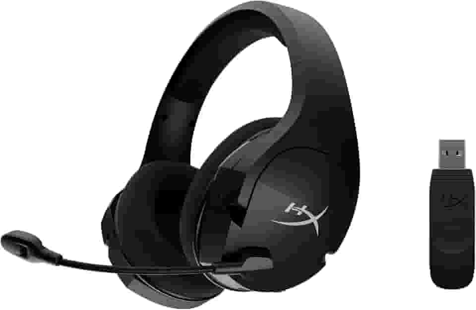 Headset Sem Fio Gamer HyperX Cloud Stinger Core 7.1 -HHSS1C-BA-BK/G, Preto, Grande