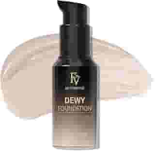 FV Base líquida de cobertura total, hidratante e ocultante, acabamento de manchas de longa duração, brilho impecável, base à prova d'água para pele mista, 3 ml (marfim clássico)