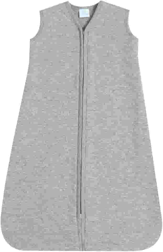 Saco de Dormir Cinza Mescla em Matelassê Cor:Cinza;Tamanho:M - 6 a 12 meses