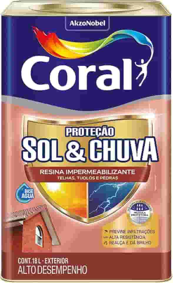 PROTEÇÃO SOL & CHUVA RESINA IMPERMEABILIZANTE INCOLOR 18L