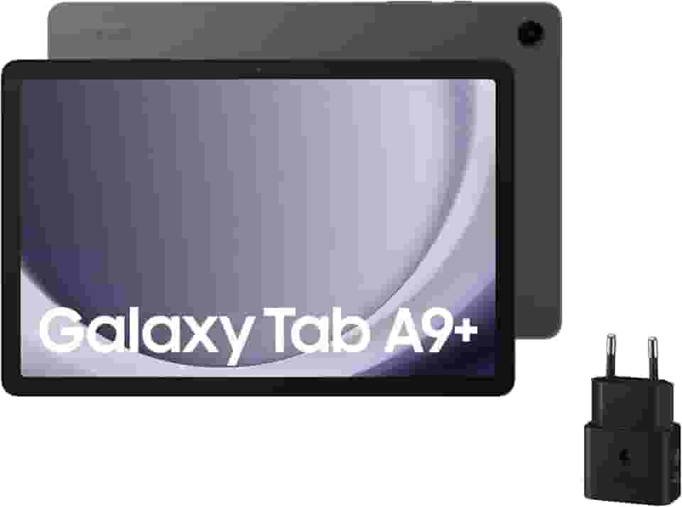 Samsung Galaxy Tab A9+ 10,9 polegadas, 8 GB de RAM, 128 GB de armazenamento de memória expansível, Wi-Fi + 5G, grafite