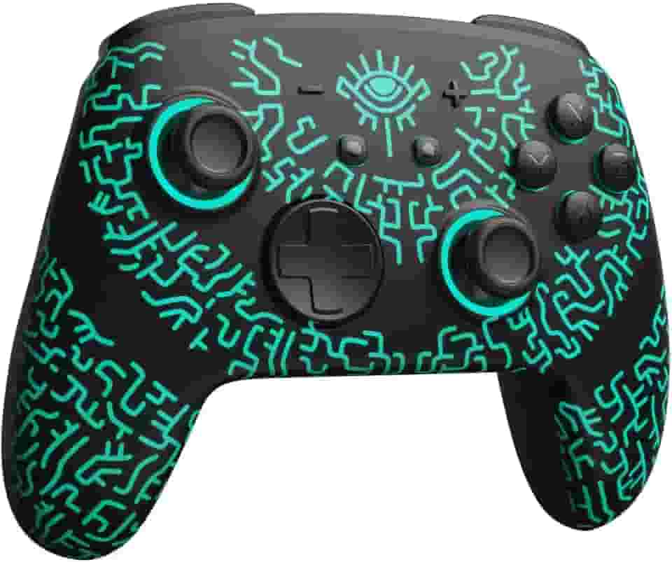 Controle Sem Fio Rgb Com Nfc Para Nintendo Switch, Pc, Android E Ios