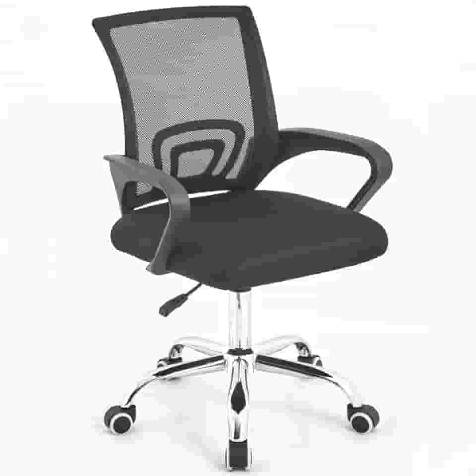 Cadeira Diretor Escritório Giratória Cor Preto Barata Mesh Regulagem Altura prime.office P110