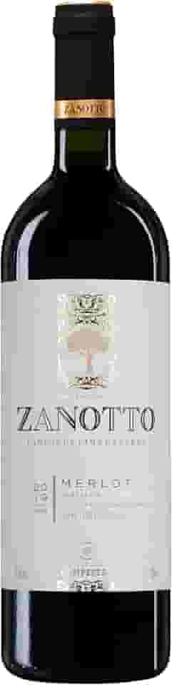 VINHO FINO TINTO SECO MERLOT ZANOTTO 750 ML