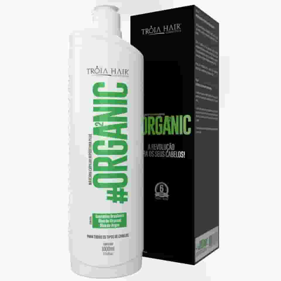 Organic Premium - Troia Hair - 1L - Escova Progressiva Livre de Formol