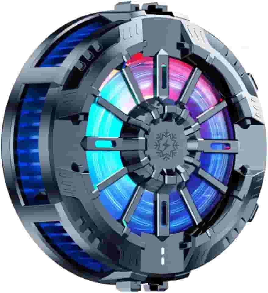 Radiador de celular X106 com display digital, clipe traseiro magnético, dois em um, semicondutor, refrigeração, refrigeração, dissipação de calor