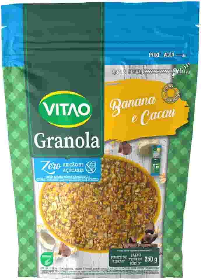 Vitao Granola Zero Açúcar Banana E Cacau 250G