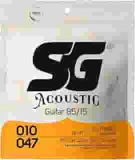 Encordoamento 010 SG Aço Bronze 85 15 para Violão