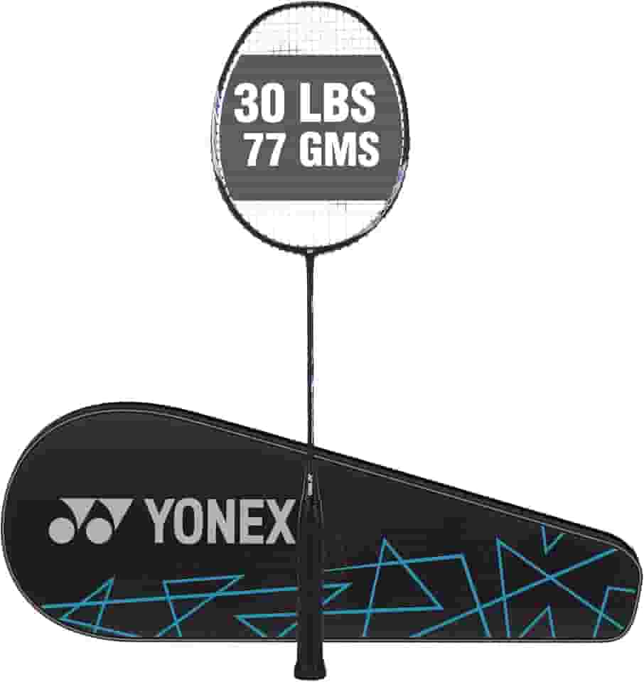 YONEX Raquete de badminton grafite Astrox Lite 27i (G4, 77 gramas, tensão de 13,6 kg, azul)