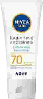 NIVEA SUN Protetor Solar Facial Toque Seco Antissinais FPS 70 40ml - Com muito alta proteção contra raios UVA/UVB, controla o brilho e previne o envelhecimento precoce
