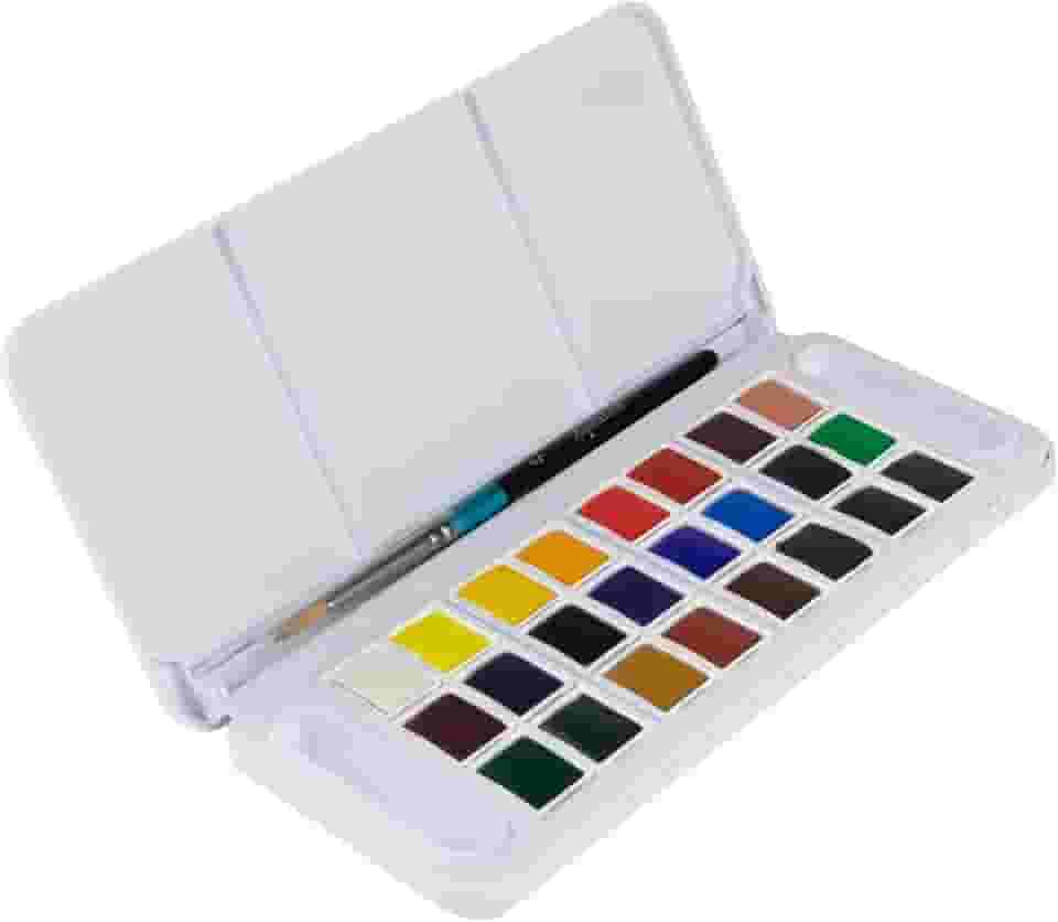 DALER ROWNEY Aquafine Aquarela Pastilha com 24 Cores