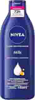 NIVEA Loção Deo-Hidratante Milk 400ml - Hidratação e nutrição profunda por 72h para uma pele macia e suave