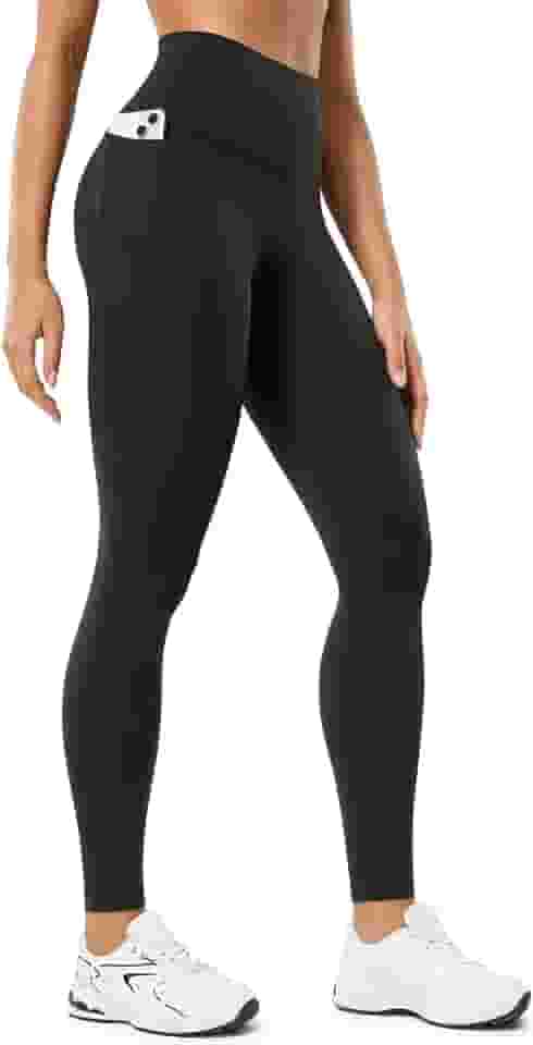 Leggings Femininas Butterluxe Workout Cintura Alta Academia Yoga Calças com Bolsos 25 Polegadas/28 Polegadas