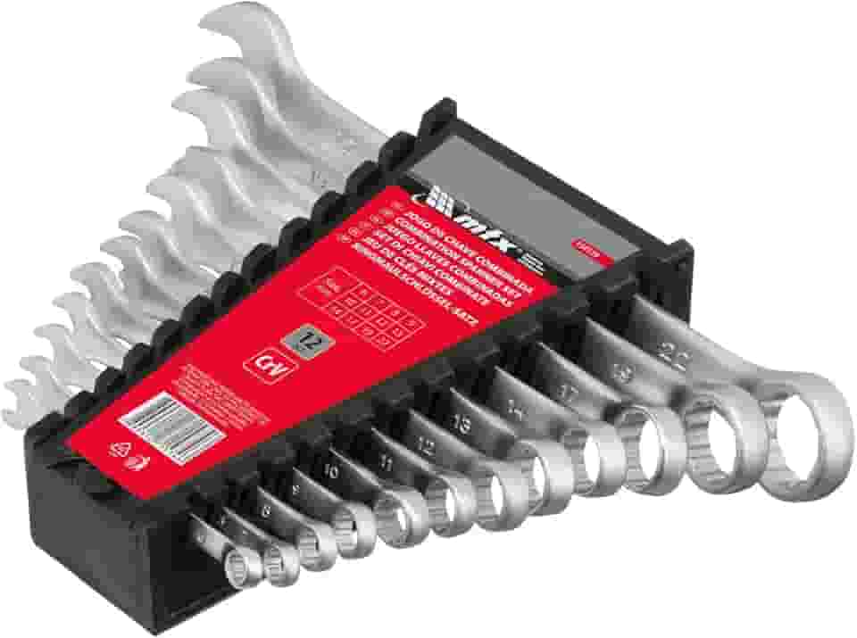 Mtx Jogo De Chave Combinada Cromo Fosco De 6 X 22 Mm 12 Peças