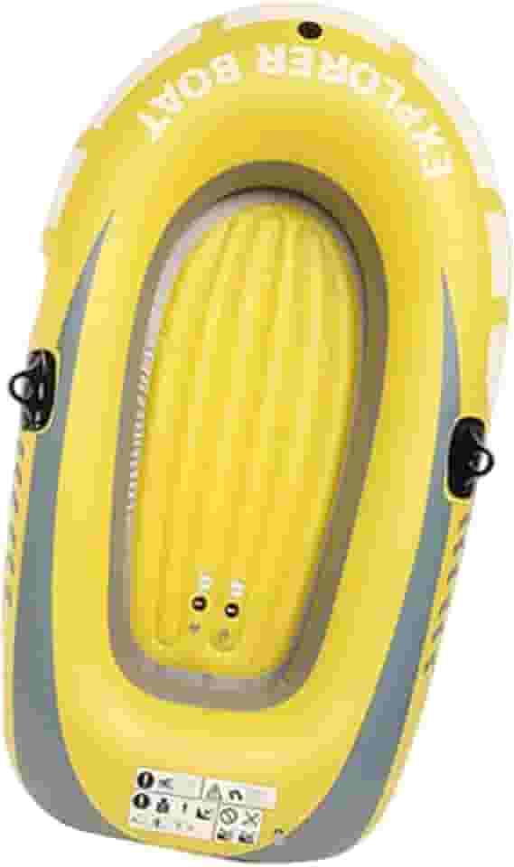 UGPLM Barco de pesca inflável, caiaque inflável, bote aquático de PVC, barco ao ar livre para lagos, deriva, pesca, COSTA, rios