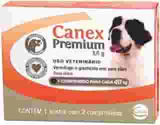 Ceva Vermífugo Canex Premium Cães 3 6G Cães 40Kg Para Cães