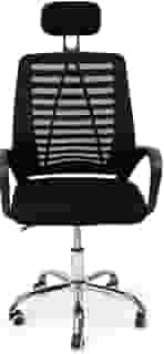 Cadeira de Escritório Confortável Segura Preta