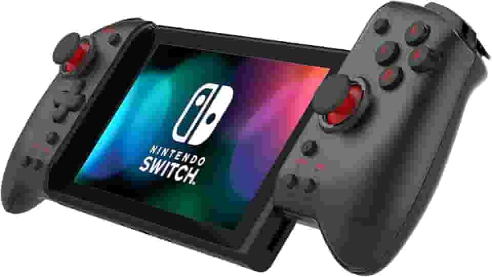 Controle com fio Ergonômico HORI Split Pad Pro com adaptador com fio para Nintendo Switch: Licenciado Oficialmente pela Nintendo