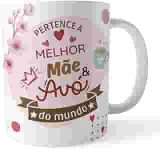 Voar Personalizados, Caneca Melhor Mãe e Avó do Mundo – Presente para avós