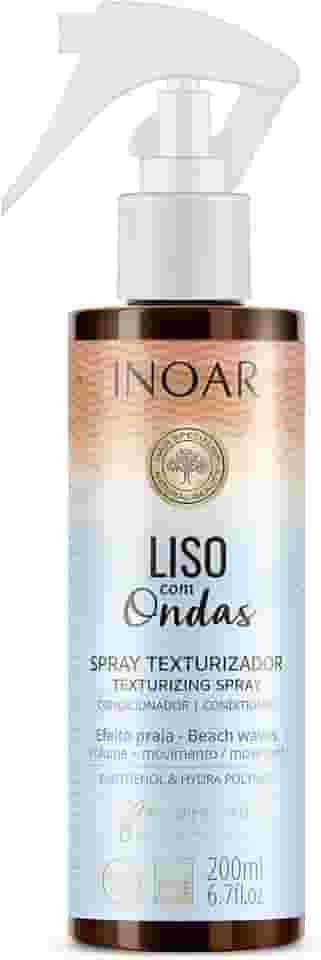 Inoar, Liso com Ondas Texturizador – Efeito Praia, Volume e Movimento com Pantenol D - 200ml