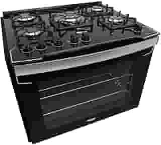 Fogão De Embutir Dako 5 Bocas Diplomata Preto - Bivolt