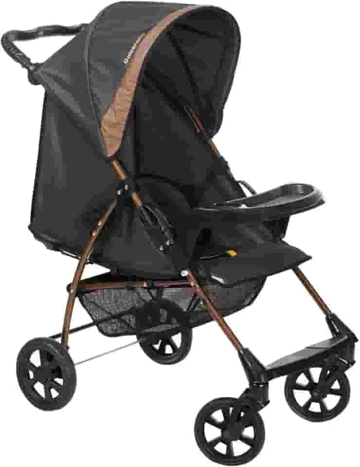 Carrinho de Bebe Romano Preto Cobre PTC - Galzerano 1035PTC