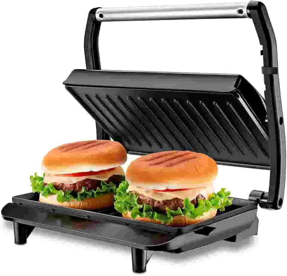 Press Grill Sanduícheira Master Press, Mondial, Preto/Inox, 1000W, 110V - PG-01