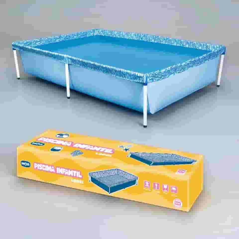 Piscina Infantil 1000 Litros Desmontavel Resistente Mor