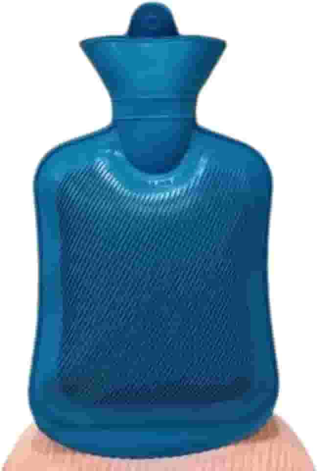 Bolsa Água Borracha Térmica Compressa 1,8 Litro Frio Quente Dor de Cabeça Cólica - Lene (Compressa Azul)