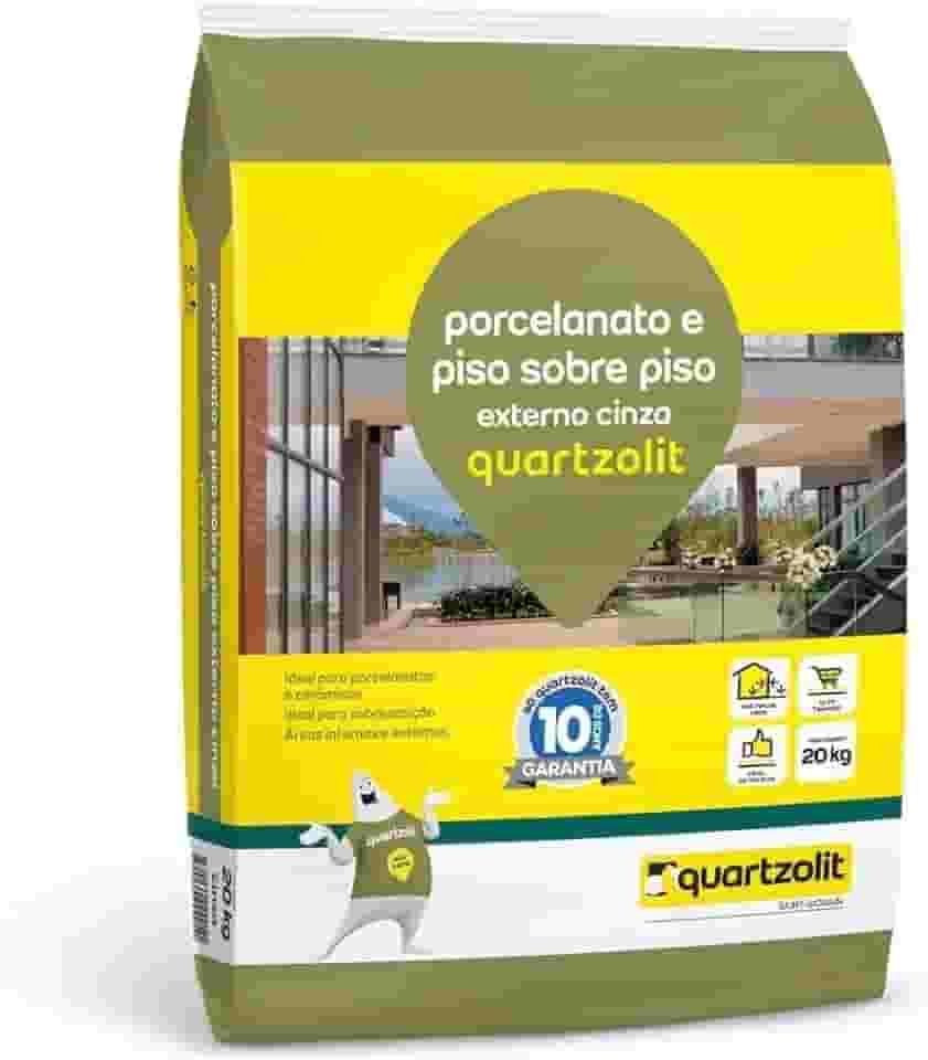 Argamassa Quartzolit Porc. E Psp 20kg Cinza Externa