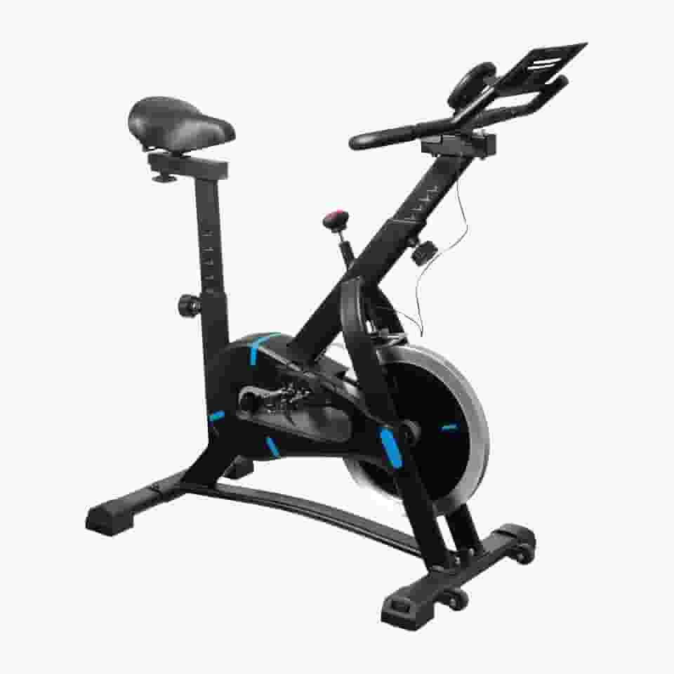 Bicicleta Ergométrica com Encosto, Assento Ajustável e Roda Inércia 15kg – Conforto e Performance
