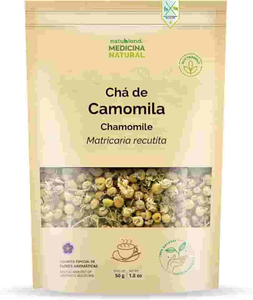 Chá de Camomila, Flores de Alta Pureza, Medicina Natural, 50g
