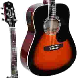 Violão Eletroacústico Dreadnought Folk Aço GD-1 3 Tone Sunburst