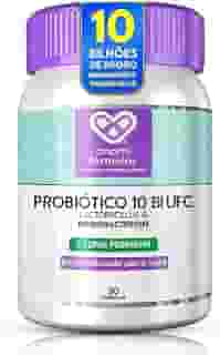 Probiótico 5 Cepas Premium (Lactobacillus e Bifidobacterium) Probiótico Intestinal 10 bilhões UFC 30 Cápsulas