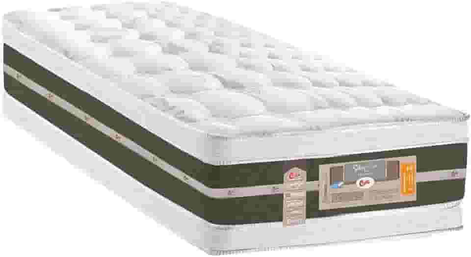 Colchao Solteiro Castor Silver Star Mola Bonnel Air Double Face 088X188X034
