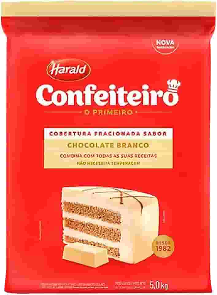 Chocolate Confeiteiro Fracionado Branco em Barra 5Kg Harald