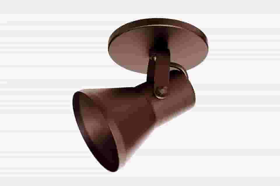 Spot Direcionável Sobrepor E27 - Luminária Moderna para Ambientes Internos, Ideal para Lâmpadas Par20 ou Bulbo LED (MARROM)