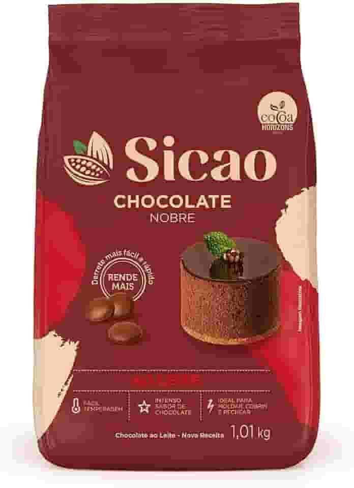 Gotas de Chocolate Ao Leite Gold 1,01kg - Sicao