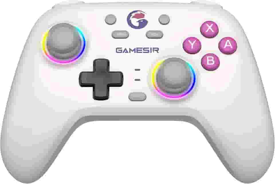 GameSir Nova Wireless Switch Pro Controller para Switch/Lite/OLED, controladores de Switch com JoySticks de efeito Hall, LED RGB, recarregável de 1200mAh, turbo, programável, controle de movimento