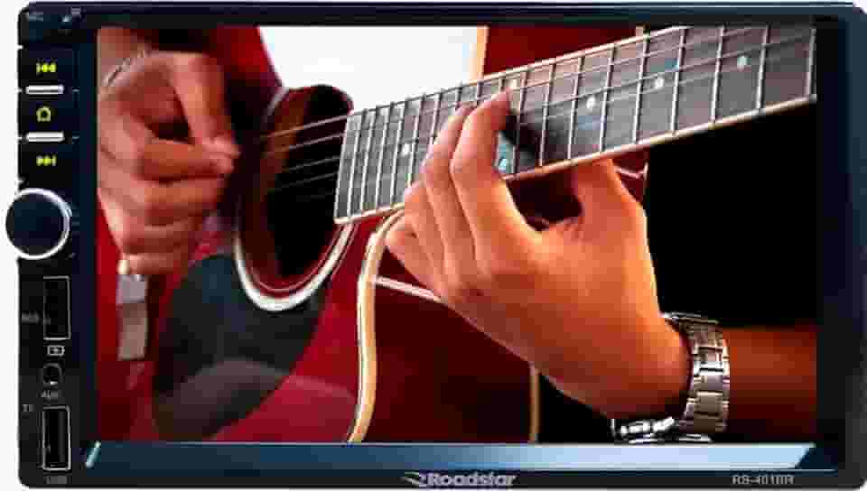 Central Multimídia MP5 Roadstar 7 Polegadas Full Touch 1DIN Espelhamento Android e IOS USB SD Bluetooth - RS401BR MI