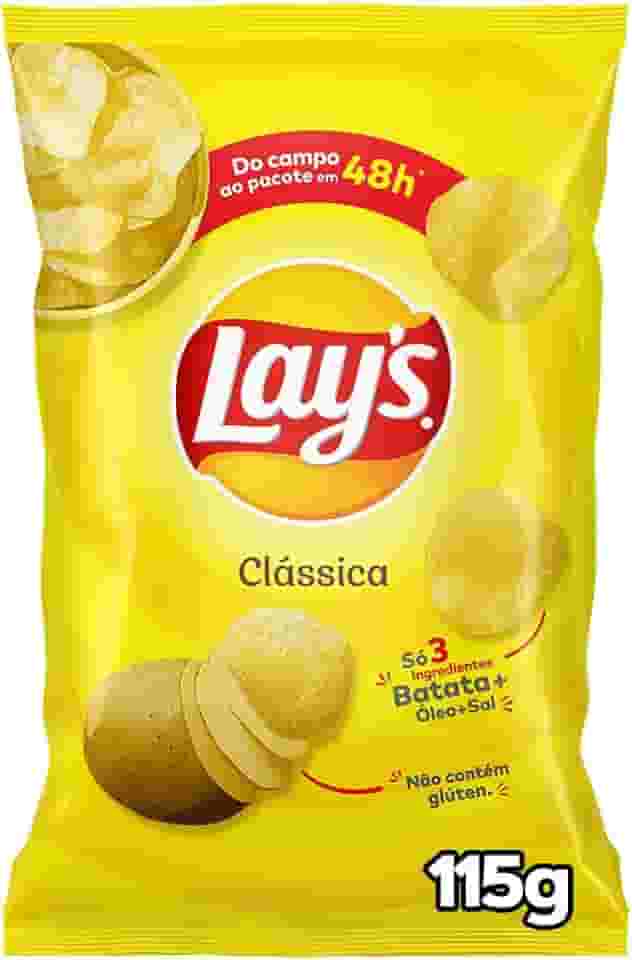 Batata Frita Lisa Clássica Lays 115G