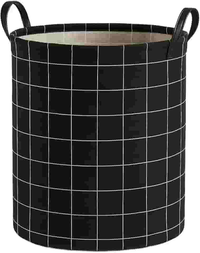 ALLMIX Cesto Organizador Roupa Suja Dobrável Multiuso 20l (Preto)