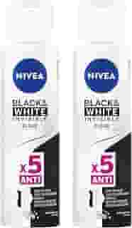 NIVEA Kit Desodorante Aerossol Black & White Clear 150ml - 2 Unidades, Nivea, pacote de 2