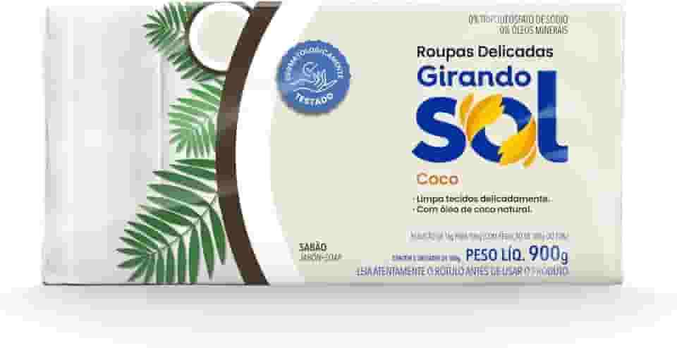 Girando Sol Sabão Em Barra Coco 1Kg