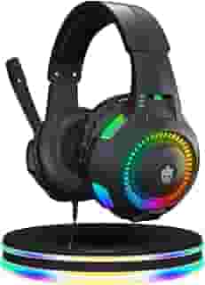 Headset Gamer Rival 307, Fone de Ouvido, Gamer, Iluminação RGB, com Microfone, Conexão P2 3.5mm, Compatível com PS4/PC/Xbox One, (Preto)