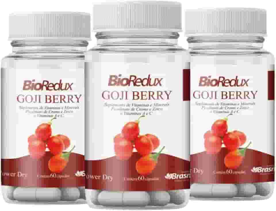 Kit 3 Goji Berry 60 Cápsulas