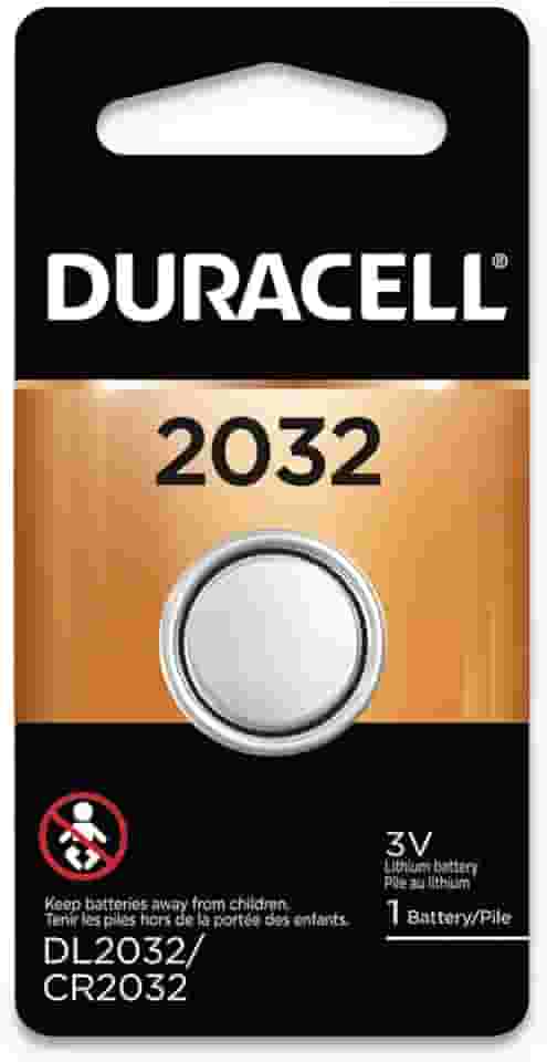 Pilha Moeda, Duracell, CR 2032, Copper and Black