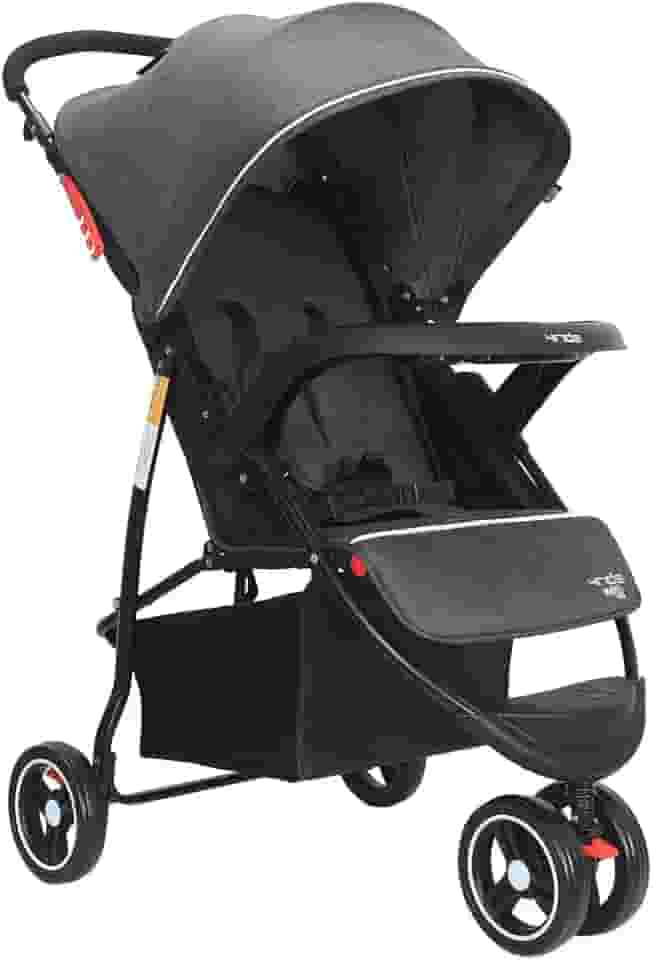Maxi Baby Carrinho de Bebê 3 Rodas Passeio 4RIDE (Até15kg) (Cinza)