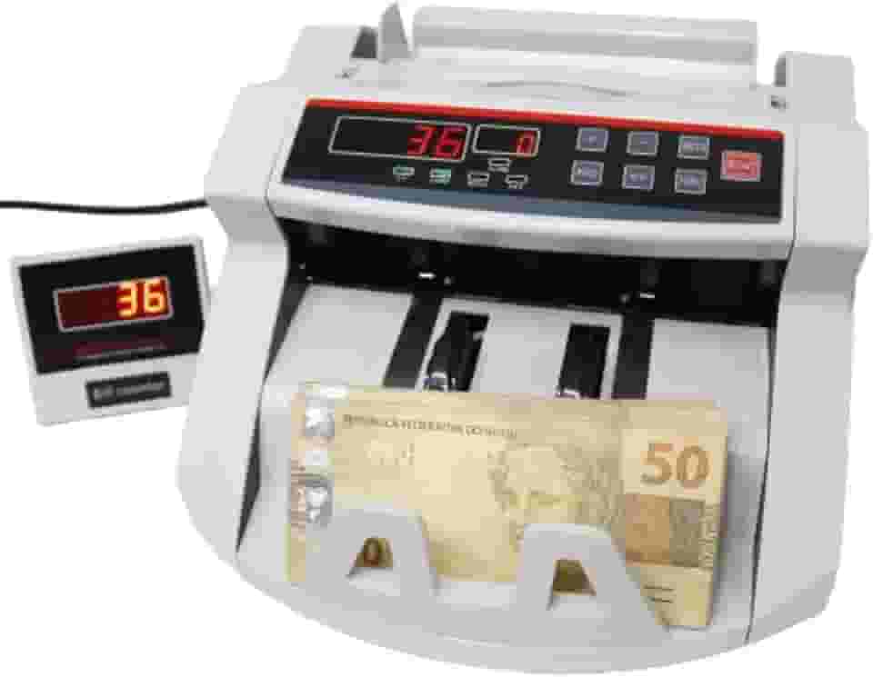 Máquina De Contar Dinheiro Cédulas Com Detecção De Falsificação De Notas Falsas Acelere seus Processos Financeiros Com Precisão Para Gestão Financeira Eficiente-110V-220V
