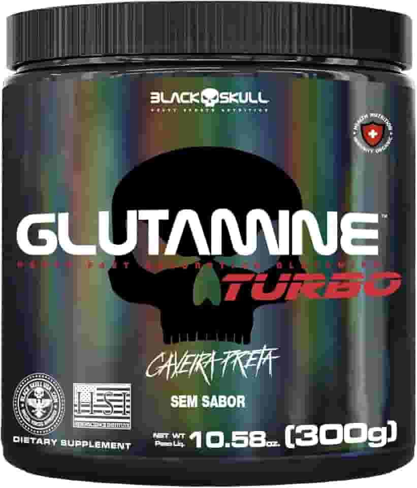 Glutamine Turbo 300G, Black Skull